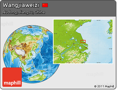 Physical Location Map of Wangjiaweizi