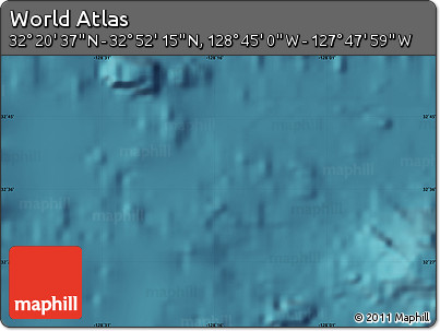 Satellite Map of the Area around 32° 36' 26" N, 128° 16' 30" W