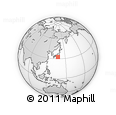 Outline Map of the Area around 32° 36' 26" N, 137° 46' 30" E, rectangular outline
