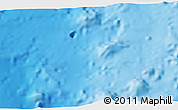 Shaded Relief 3D Map of the area around 32° 36' 26" N, 138° 37' 30" E