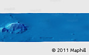 Shaded Relief Panoramic Map of the area around 32° 36' 26" N, 150° 31' 30" E