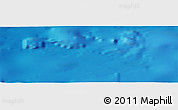 Physical Panoramic Map of the area around 32° 36' 26" N, 154° 46' 30" E