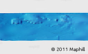 Shaded Relief Panoramic Map of the area around 32° 36' 26" N, 154° 46' 30" E
