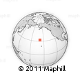 Outline Map of the Area around 32° 36' 26" N, 158° 52' 30" W, rectangular outline