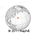 Outline Map of the Area around 32° 36' 26" N, 160° 43' 29" E, rectangular outline