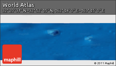 Physical Panoramic Map of the Area around 32° 36' 26" N, 163° 16' 30" E