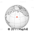 Outline Map of the Area around 32° 36' 26" N, 167° 22' 30" W, rectangular outline