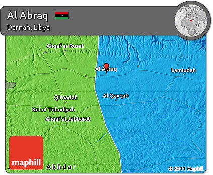Political Map of Al Abraq
