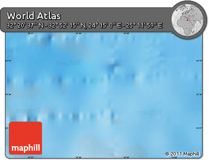 Physical Map of the Area around 32° 36' 26" N, 24° 43' 30" E