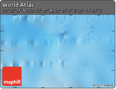 Physical Map of the Area around 32° 36' 26" N, 24° 43' 30" E
