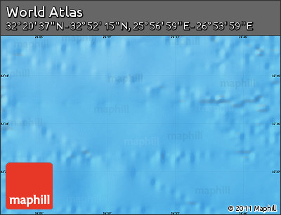 Physical Map of the Area around 32° 36' 26" N, 26° 25' 29" E