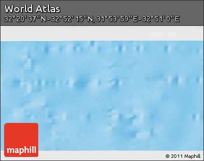 Physical 3D Map of the Area around 32° 36' 26" N, 32° 22' 30" E