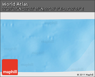 Political 3D Map of the Area around 32° 36' 26" N, 34° 4' 30" E