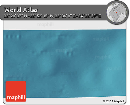 Satellite 3D Map of the Area around 32° 36' 26" N, 34° 4' 30" E