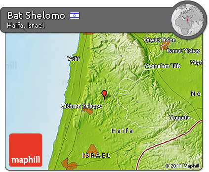 Physical 3D Map of Bat Shelomo
