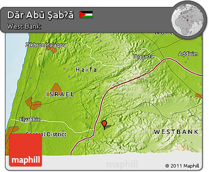 Physical 3D Map of Dār Abū Şabḩā