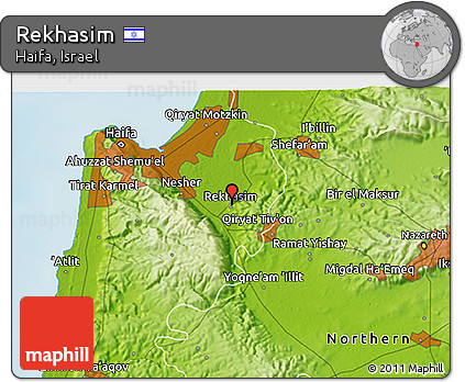 Physical 3D Map of Rekhasim