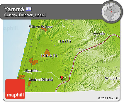 Physical 3D Map of Yammā