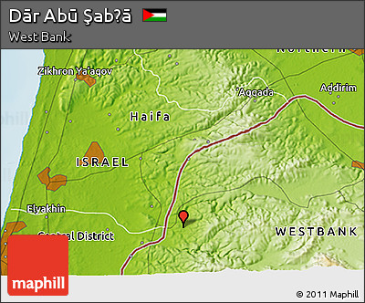 Physical 3D Map of Dār Abū Şabḩā