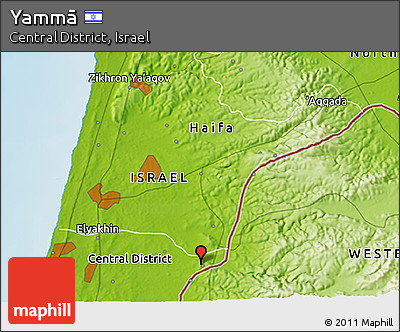 Physical 3D Map of Yammā