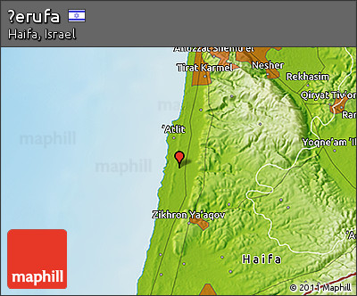 Physical 3D Map of Ẕerufa