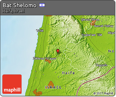 Physical 3D Map of Bat Shelomo