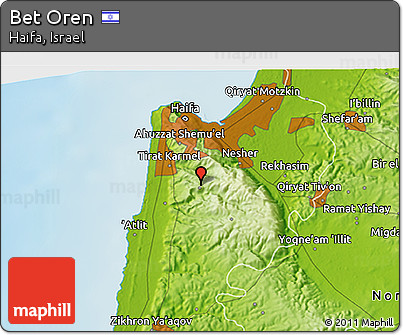 Physical 3D Map of Bet Oren