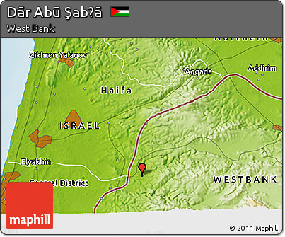 Physical 3D Map of Dār Abū Şabḩā