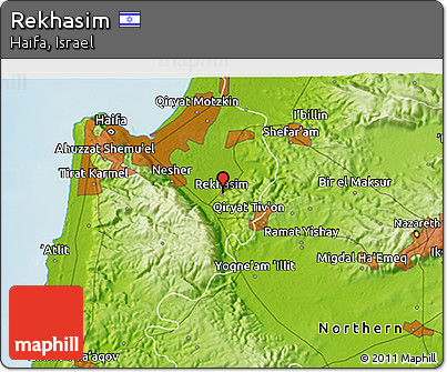 Physical 3D Map of Rekhasim