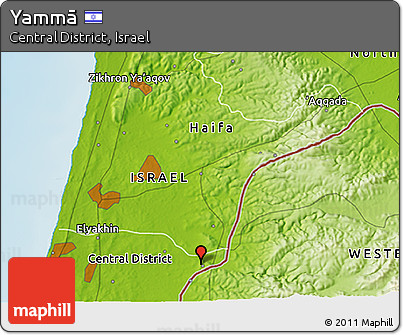 Physical 3D Map of Yammā
