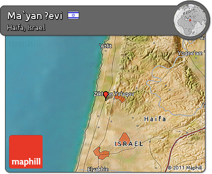 Satellite 3D Map of Ma`yan Ẕevi