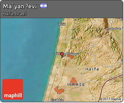Satellite 3D Map of Ma`yan Ẕevi