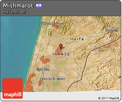 Satellite 3D Map of Mishmarot