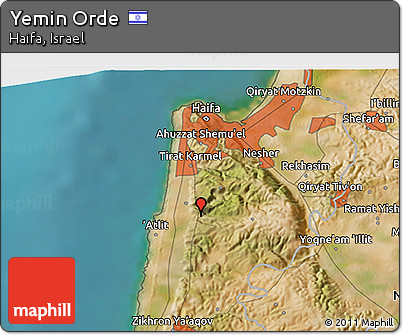 Satellite 3D Map of Yemin Orde