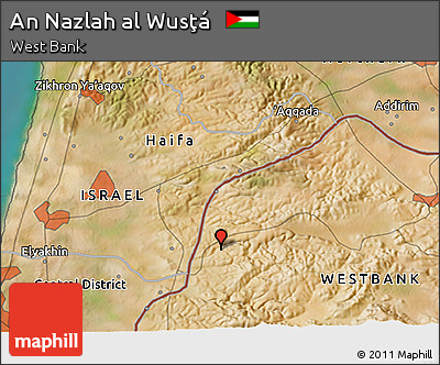 Satellite 3D Map of An Nazlah Al Wusţá