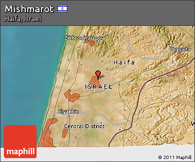 Satellite 3D Map of Mishmarot