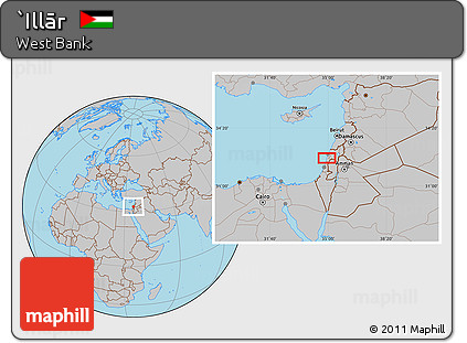 Gray Location Map of `Illār