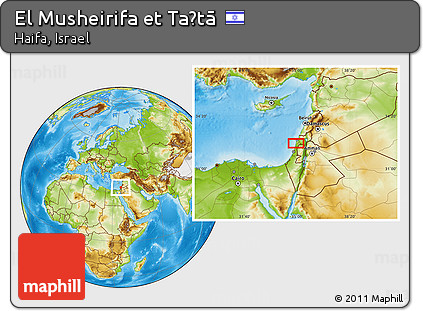 Physical Location Map of El Musheirifa Et Taḥtā