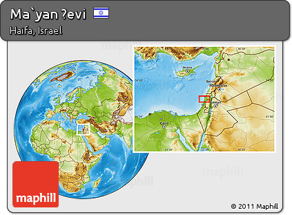 Physical Location Map of Ma`yan Ẕevi
