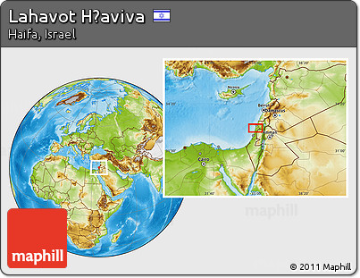 Physical Location Map of Lahavot H̱aviva