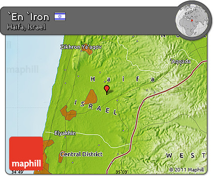 Physical Map of `En `Iron