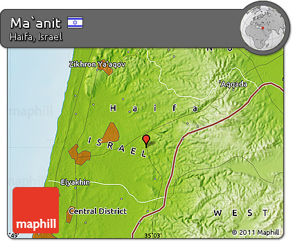 Physical Map of Ma`anit