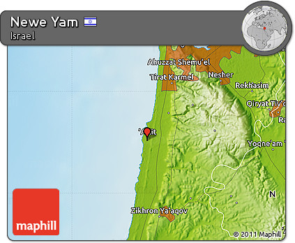 Physical Map of Newe Yam