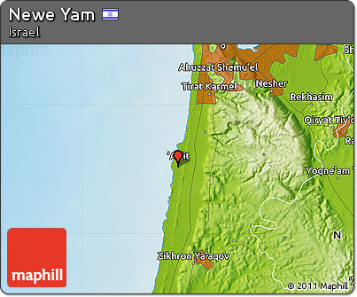 Physical Map of Newe Yam