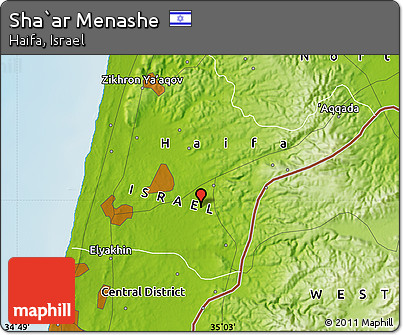 Physical Map of Sha`ar Menashe