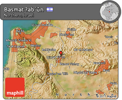 Satellite Map of Basmat Ṭab`ūn