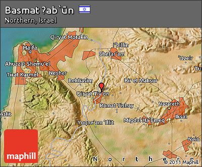 Satellite Map of Basmat Ṭab`ūn