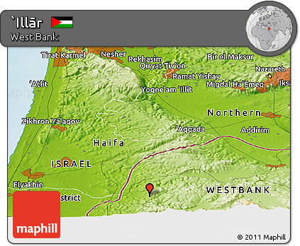 Physical Panoramic Map of `Illār