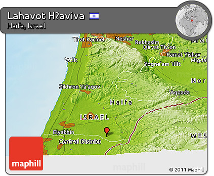 Physical Panoramic Map of Lahavot H̱aviva