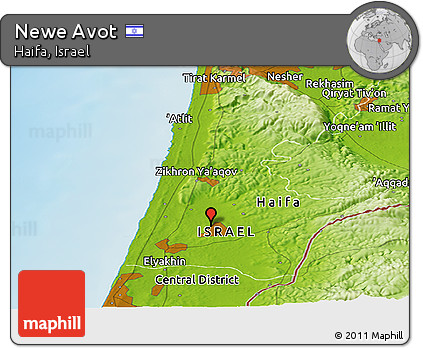 Physical Panoramic Map of Newe Avot